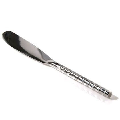 Round dimple handle butter knife (17.5 cm)