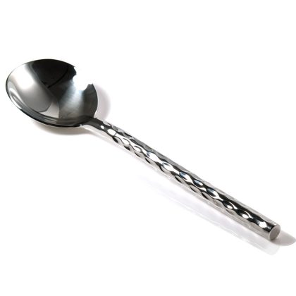 Round dimple handle soup spoon (19.5cm)