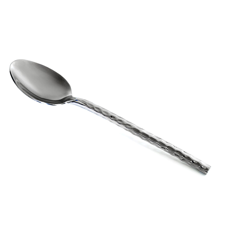 round dimple handle side spoon