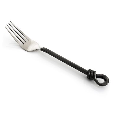 Black Rope Handle Table Fork