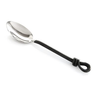 Black Rope Handle Table Spoon